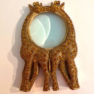Vintage Giraffe Magnifying Glass Paperweight
